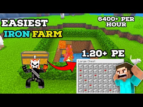 Minecraft 1.20 Easy IRON Farm Tutorial - 330+ Per Hour