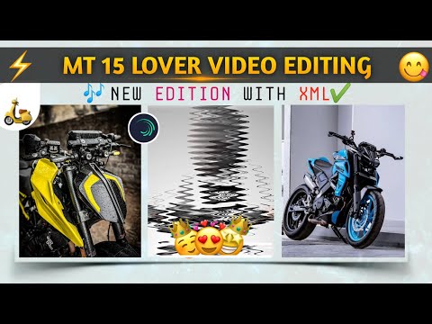 🛵Mt 15 Lover Special Video Editing In Alight Motion || Mt15 Lover Special Editing In Kannada 😋