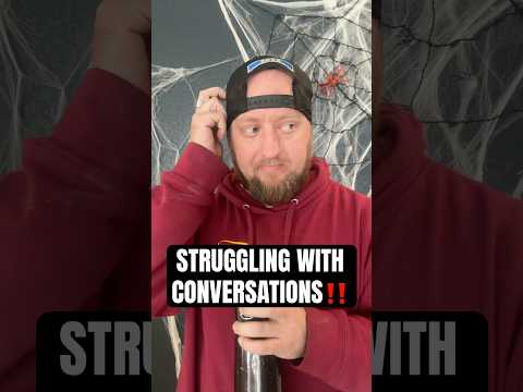 STRUGGLING WITH CONVERSATIONS @rockydaledavis #djhuntsofficial #comedyshorts #funnycomedy #wtf