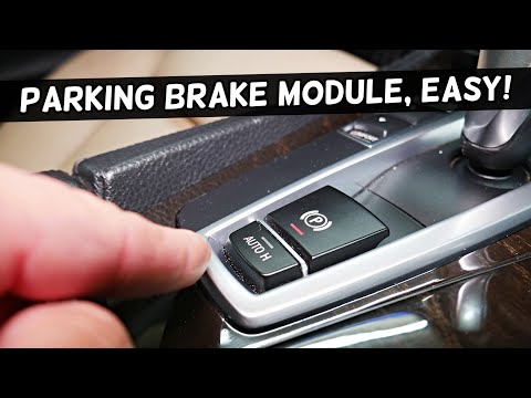 Where is Parking Brake Control Module Location BMW F10 F11 520i 528i 530i 535i 550i 518d 520d 525d 5