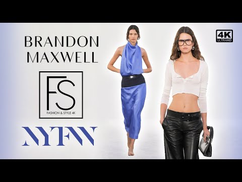 BRANDON MAXWELL SS 2025 NEW YORK FASHION WEEK 4K Full Show Caroline Trentini and Devyn Garcia