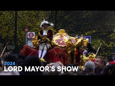 Lord Mayor's Show 2024 - Lord Mayor Arrives at St Paul's Cathedral