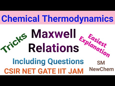 Maxwell square Thermodynamics | Maxwell Relations | Easiest Explanations