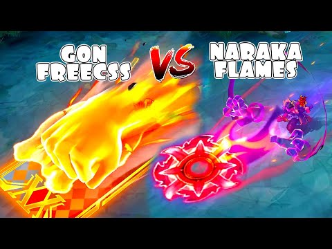 Dyrroth Gon Freecss HxH VS Naraka Flames Collector Skin Comparison