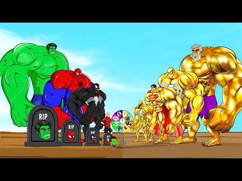 Rescue GOD HULK Family & SPIDERMAN, SUPERMAN, VENOM : Returning from the Dead SECRET - FUNNY