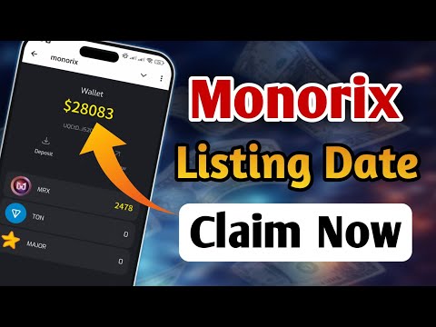 Monorix Airdrop Withdrawal Update || Monorix Token Claim Date || Monorix Token Distribution Update