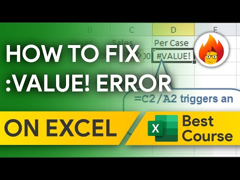 How to Fix: #VALUE! Error | Excel