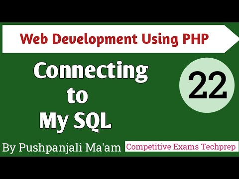 Lec - 2.2 Connecting to MySQL in PHP in Hindi