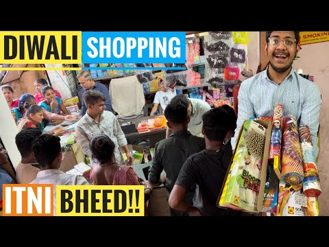 Diwali market Crackers Shopping 🛍 2023 Full rush