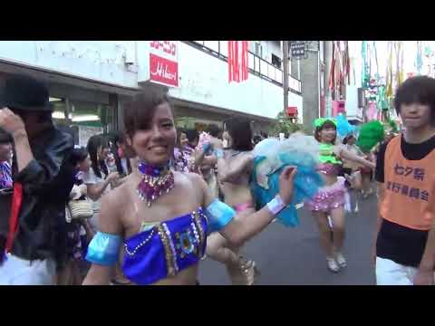 【2013/7/6】4K　第27回学園坂七夕サンバカーニバル　1回目　復路