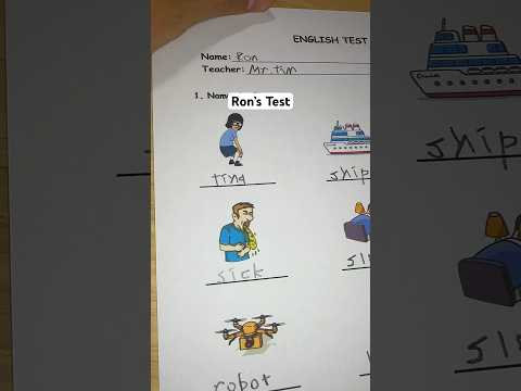 Grading Ron’s test… #asmr #school #teacher #test #quiz #emojichallenge