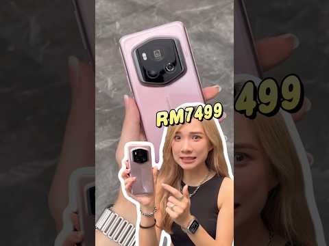 美死了啊啊啊这个Porsche版本的HONOR Magic6冰莓粉！！！！🩷🩷🩷 RM7,499！跟Taycan一模一样的原厂粉色！