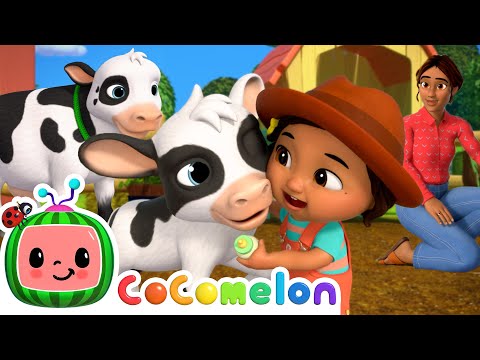 Meet the Baby Cow! 🐄 | Nina Time | 🍉 CoComelon - JJ's Baby Songs 🎶