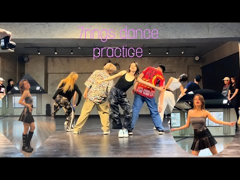 Becky Armstrong 7 rings dance practice