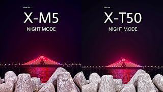 The New FUJIFILM X-M5 VS FUJIFILM X-T50 | NIGHT MODE | Camera Test