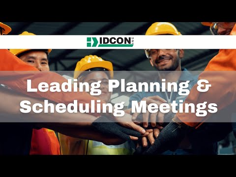 How to Lead Planning and Scheduling Meetings