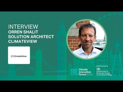 Interview with Orren Shalit, Masdar | Climate Innovation Forum 2023