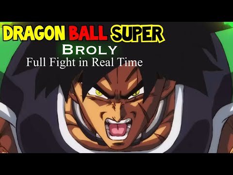 Dragon Ball Super - Broly Full Fight in real time