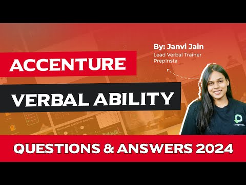 Accenture Verbal Ability Questions and Answers 2024