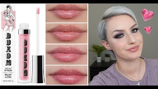 BUXOM FULL-ON LIP POLISH REVIEW AND LIP SWATCHES | JustEnufEyes