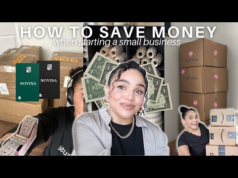 WAYS TO SAVE MONEY WHEN STARTING A SMALL BUSINESS // On supplies, packaging, inventory pieces + more