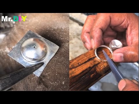 The Process of Creating Jewelry by Hand - The Skill of the Amazing Jewelery Technician