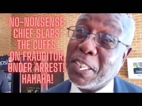 Stoopid Frauditor Throws a Tantrum, Then Gets Arrested by the Police Chief—HAHAHA!