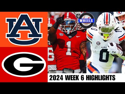 #5 Georgia vs Auburn | Full Game Highlights | 2024 College Football Highlights