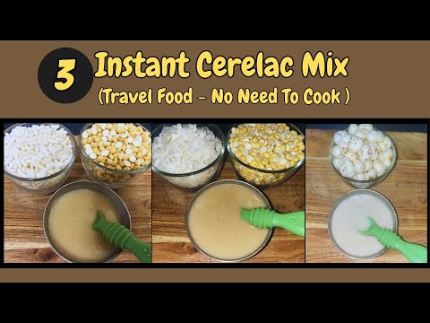 3 Instant Homemade Baby Cereal Recipes for 6M+ (No Cooking Needed!) | Perfect for Travel