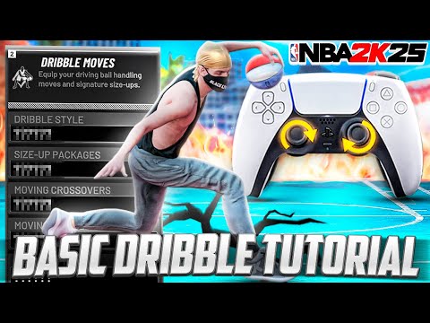 NBA 2K25 BASIC DRIBBLE GOD TUTORIAL W/ HANDCAM! HOW TO MOMENTUM, SPIN BACK, BTB SPAM & MORE!