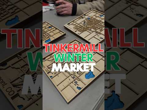 TinkerMill Winter Market! #makerspace #innovation #engraving #makercommunity #lasercutting #workshop