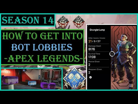 The NEWEST WAYS To Get Into Bot Lobbies In Apex Legends Season 14