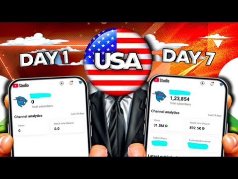 7 Day's USA Shorts Challenge || How To Viral Short Videos In 7 Days  (Insane Results)