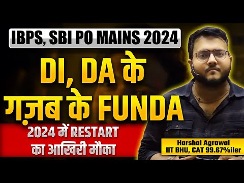 🏹 ⏳ IBPS PO Mains 2024 Quant | Data Analysis, DI के ग़ज़ब के Funda | IBPS PO Mains DI | Harshal Sir