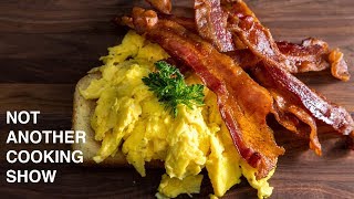 PERFECT BACON AND SCRAMBLED EGGS