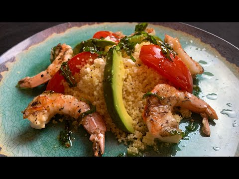 Grilled Shrimp and Couscous Salad