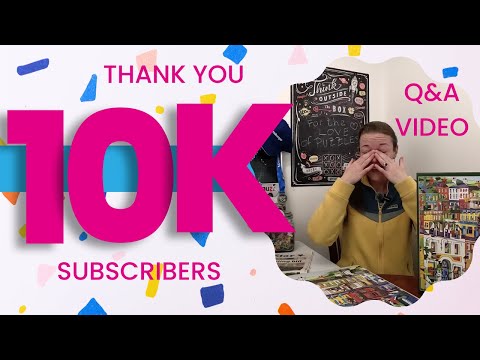 10K SUBSCRIBERS!!! Q&A Video - My First Cobble Hill Jigsaw Puzzle