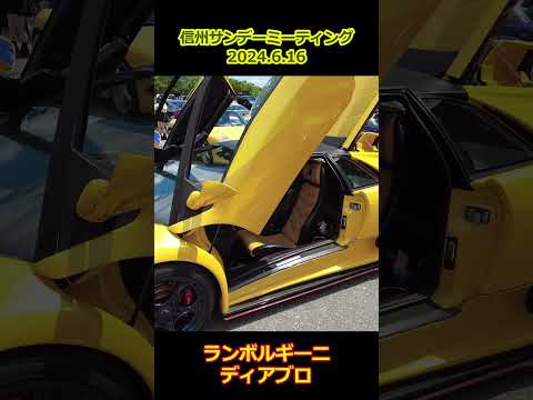 ランボルギーニ ディアブロ【信州サンデーミーティング】旧車 スーパーカー #shorts