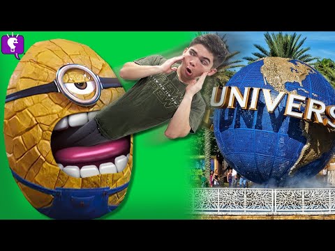 MEGA MINION EGG at Universal Studios with HobbyFamilyTV