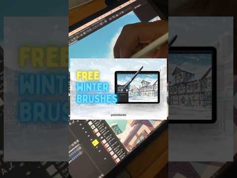 #winterpainting #snowpainting #tutorial #clipstudiopaint #ghiblistudio