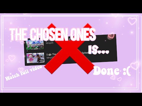 || The Chosen Ones is done? || ⚠️ Watch FULL video ⚠️