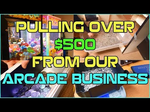 Pulling Over $500 From Our Arcade Business & Subscriber Giveaway