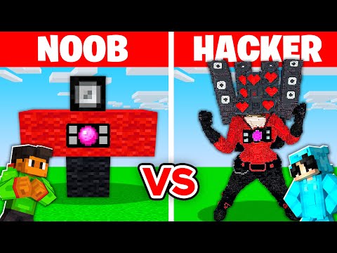 NOOB vs HACKER: I Cheated in a SPEAKER WOMAN Build Challenge!