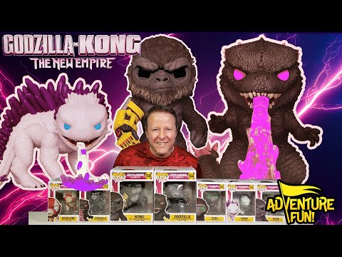 Godzilla X Kong The New Empire Funko Pop Movies Trailer Toys AdventureFun Toy review!