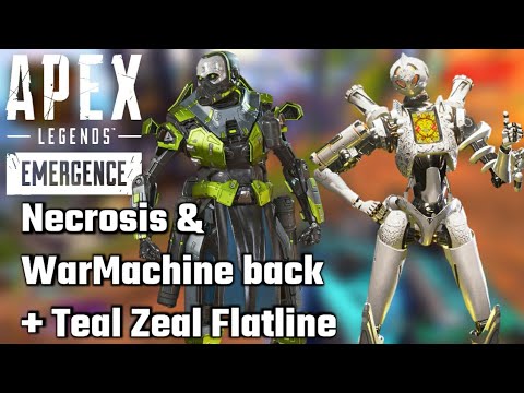 Necrosis + WarMachine back & Teal Zeal Flatline | Apex Legends News