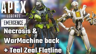 Necrosis + WarMachine back & Teal Zeal Flatline | Apex Legends News