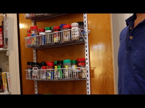 ClosetMaid 8 Tier Adjustable Over The Door or Wall Storage Rack Assembly and Review