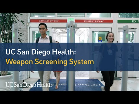 New Weapons Screening System Enhances Security at UC San Diego Health