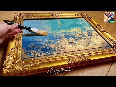 Unlock Your Inner Artist! Easy DIY Art Tutorial - Abstract Landscape Painting with a Twist 🎨🌟