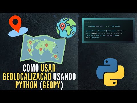 Tutorial Python | Já pensou achar sua cidade, bairro, ou um ponto turistico usando python? (geopy)